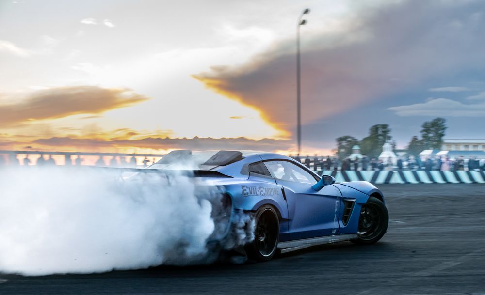 Awesome drift of FlankerF