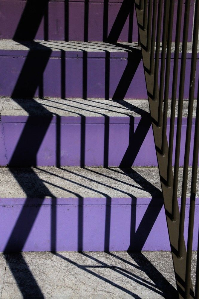 Purple stair