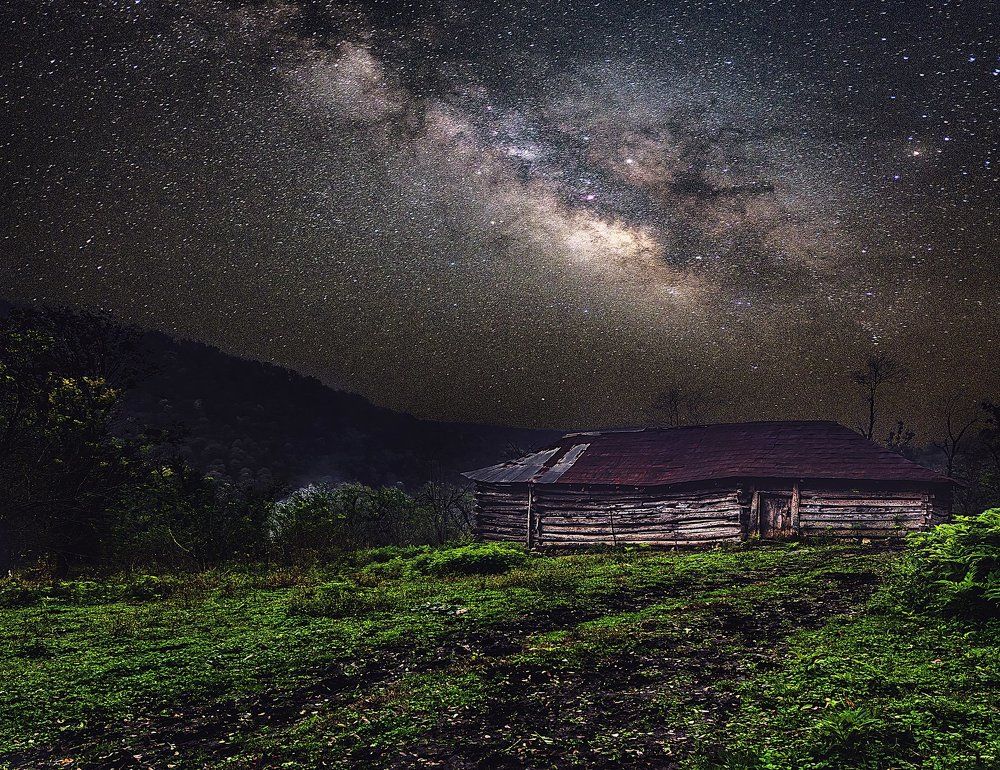 Milky way over our house