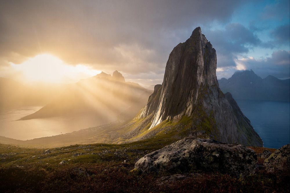 Light Rays of Senja Norway