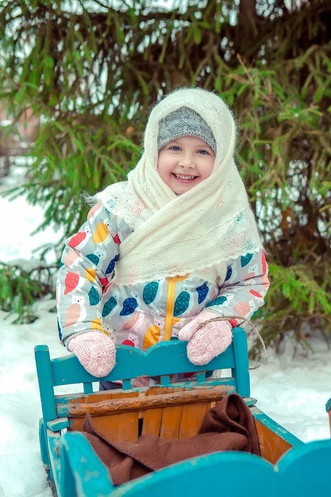 зимой в лесу