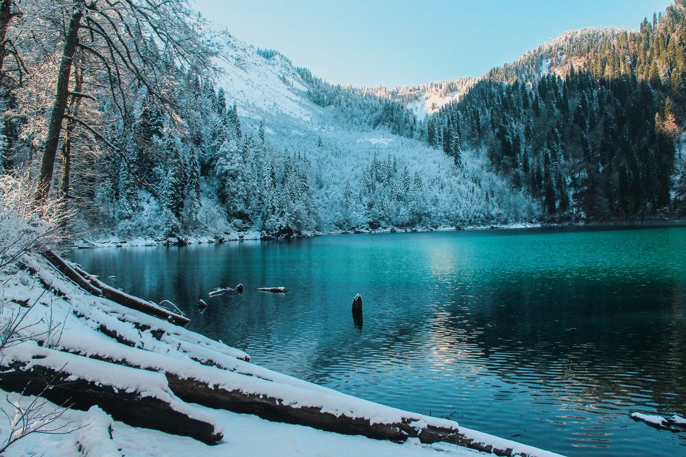 Озеро "Малая Рица" Абхазия