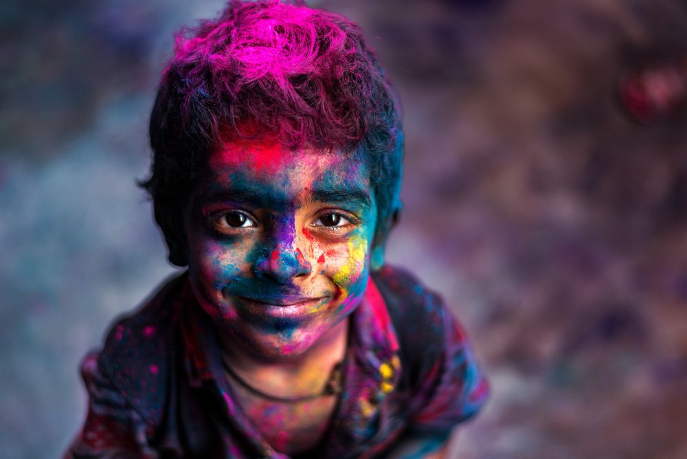 Life is colourful in childhood