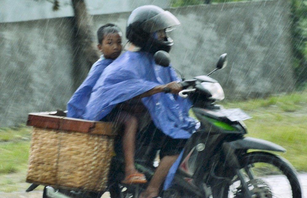 Father's Son Breaks Rain