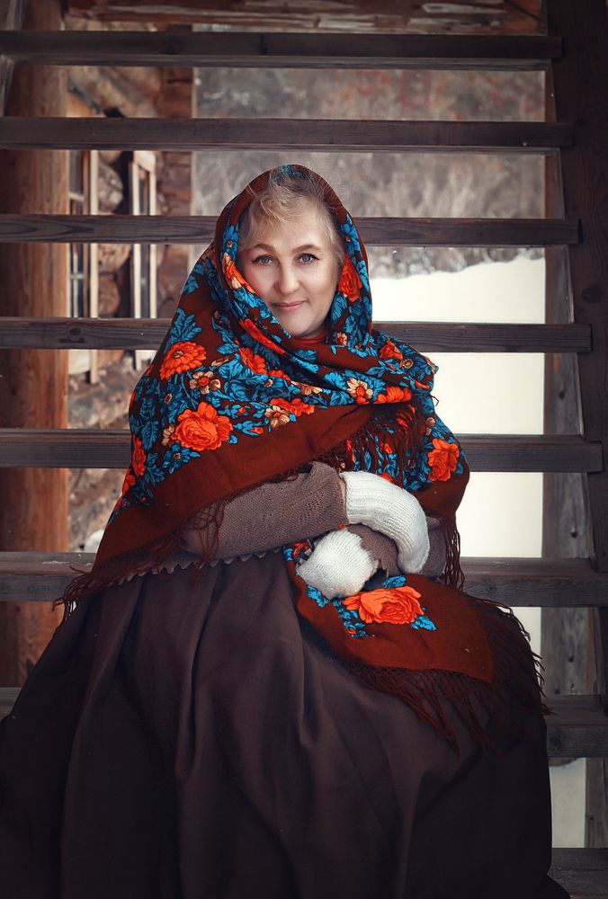 Женский портрет на природе