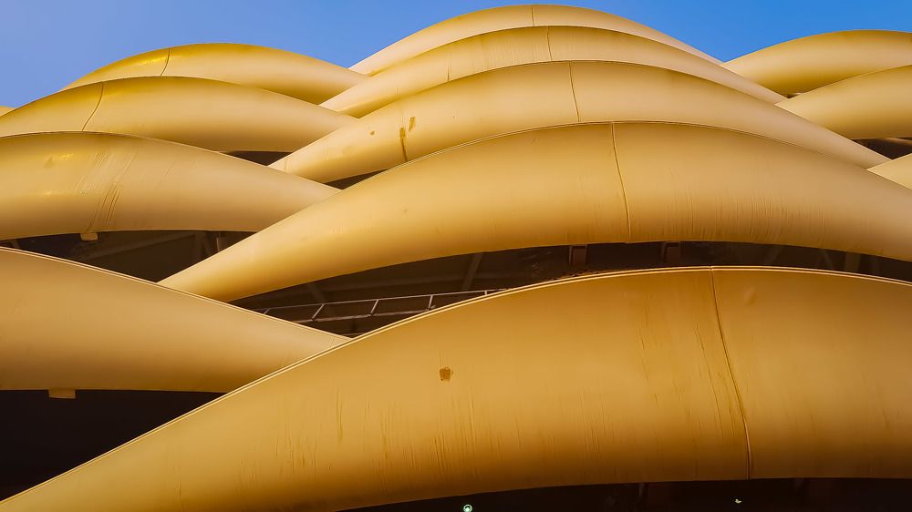 the faced of basra international stadum