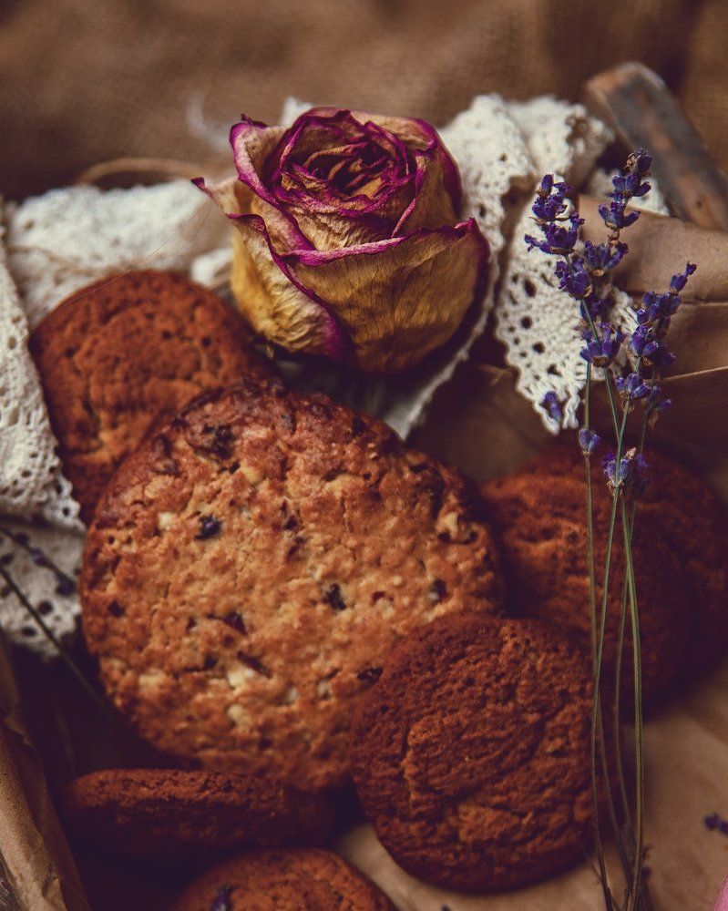 Цветы и печенье-3