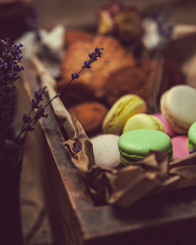 Цветы и печенье-4