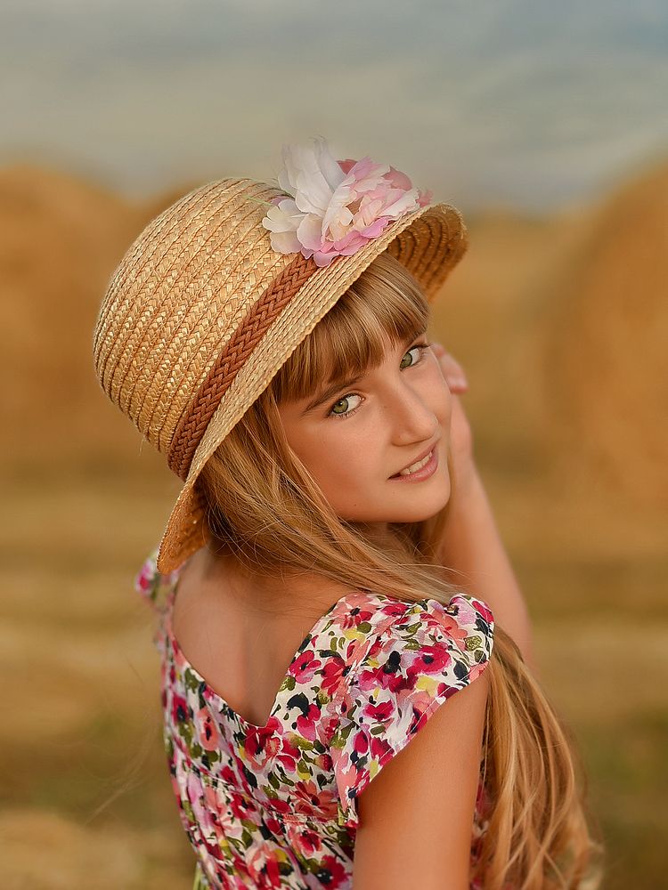 Портрет в пшеничном поле