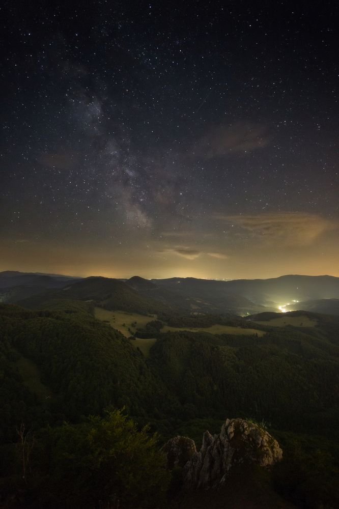 Night in the Straz Mountains
