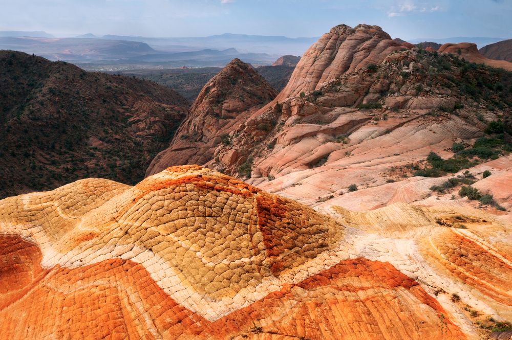 Utah multicolored cliffs