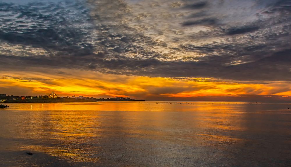 Прекрасное мгновение заката