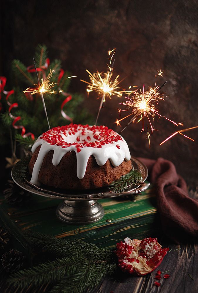 Новогодний кекс