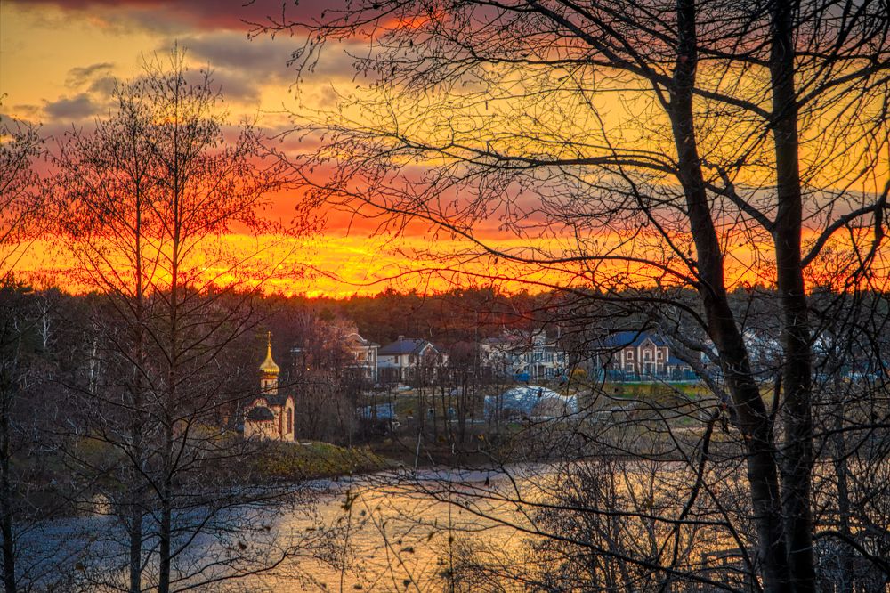 Закат в Суханово