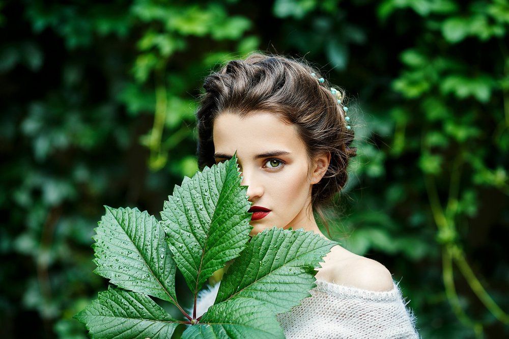 Девушка в винограднике