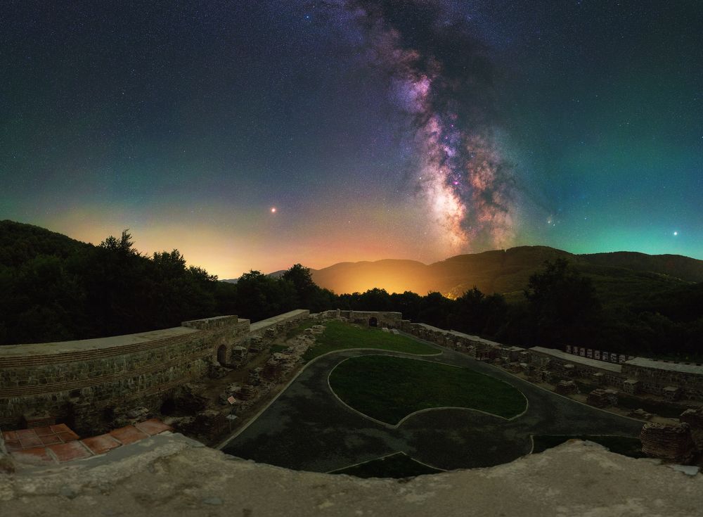 Trayan's Gate Fortress by Night