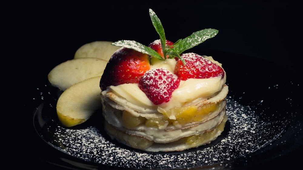 gâteau pomme crêpes