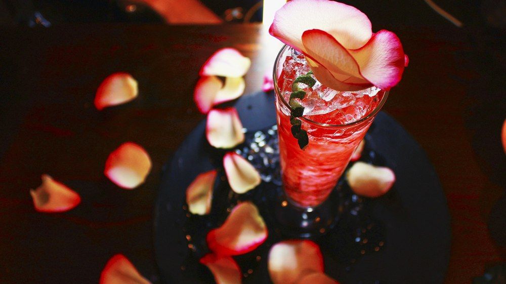 Rose cocktail