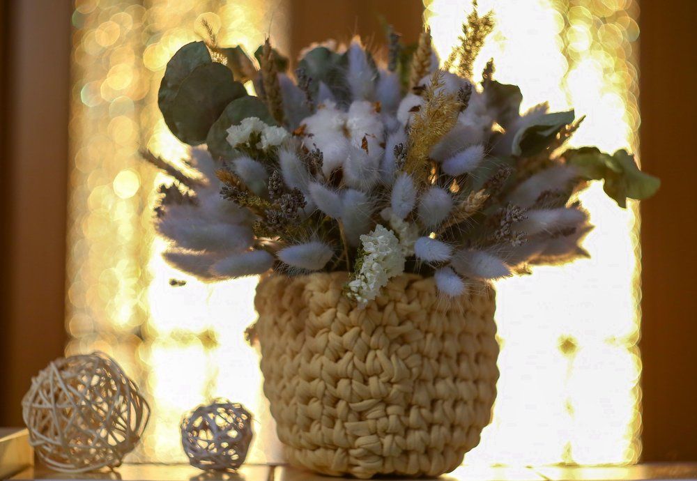 Сухостой в корзине