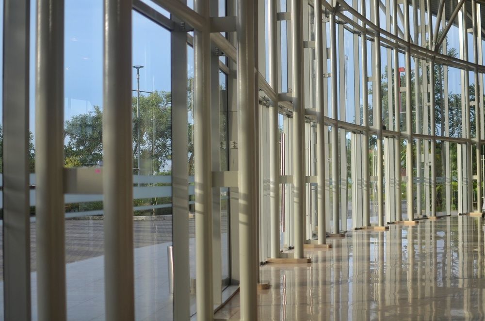 pole of the building