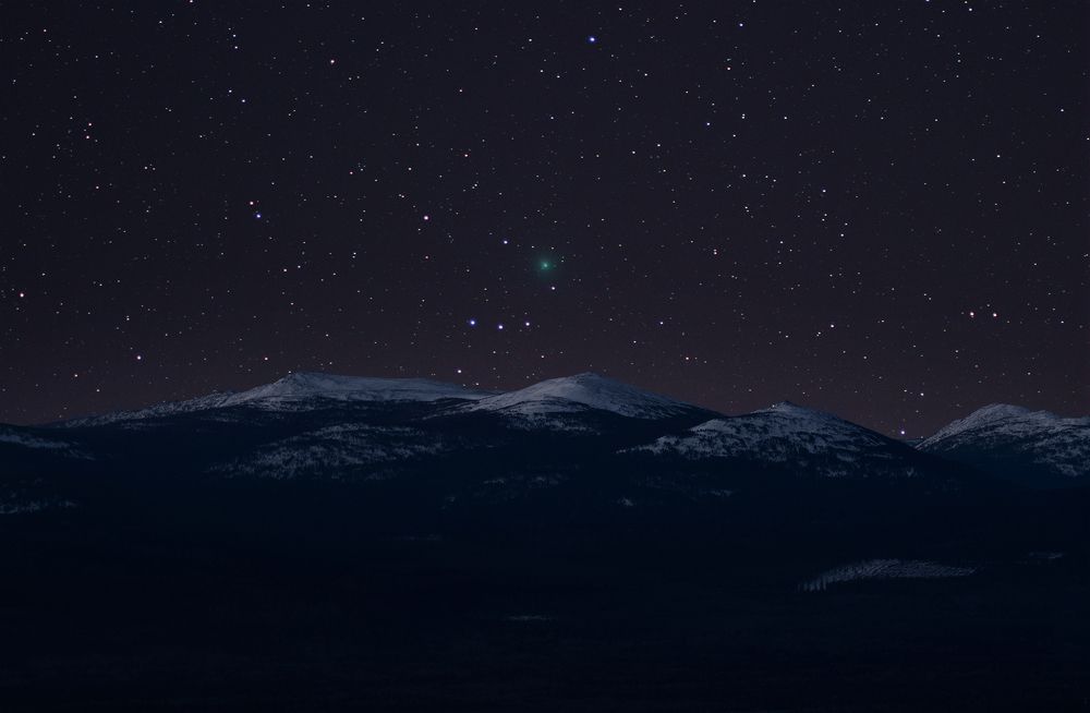 Комета 46P/Виртанена в Уральских горах!