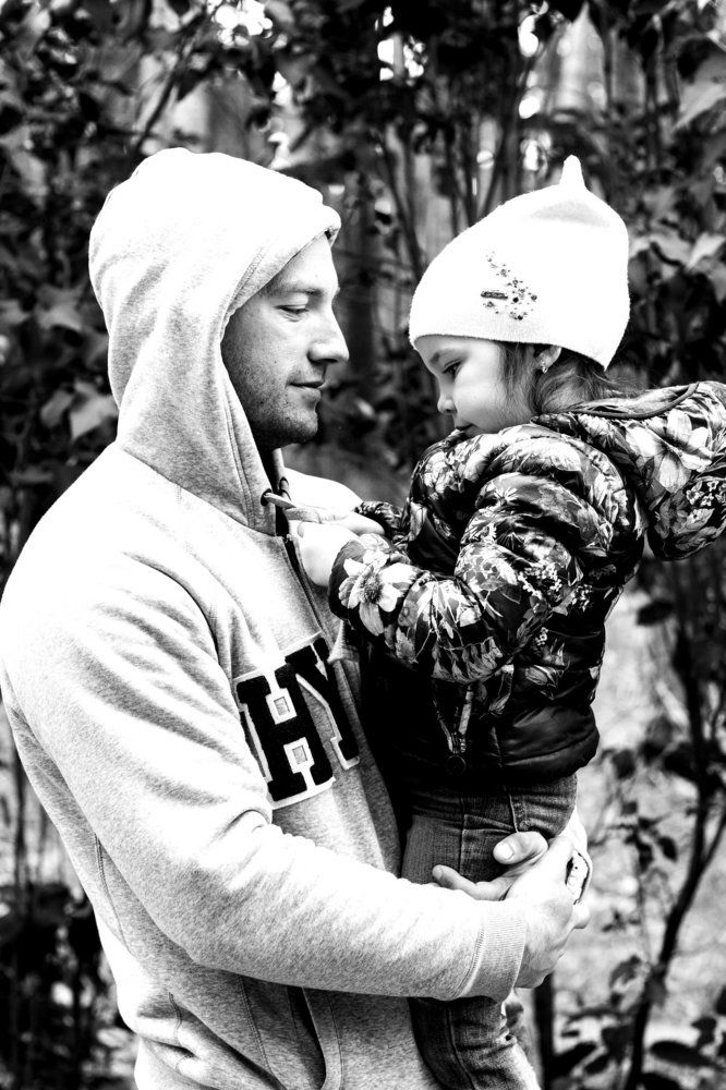 Папа и дочка