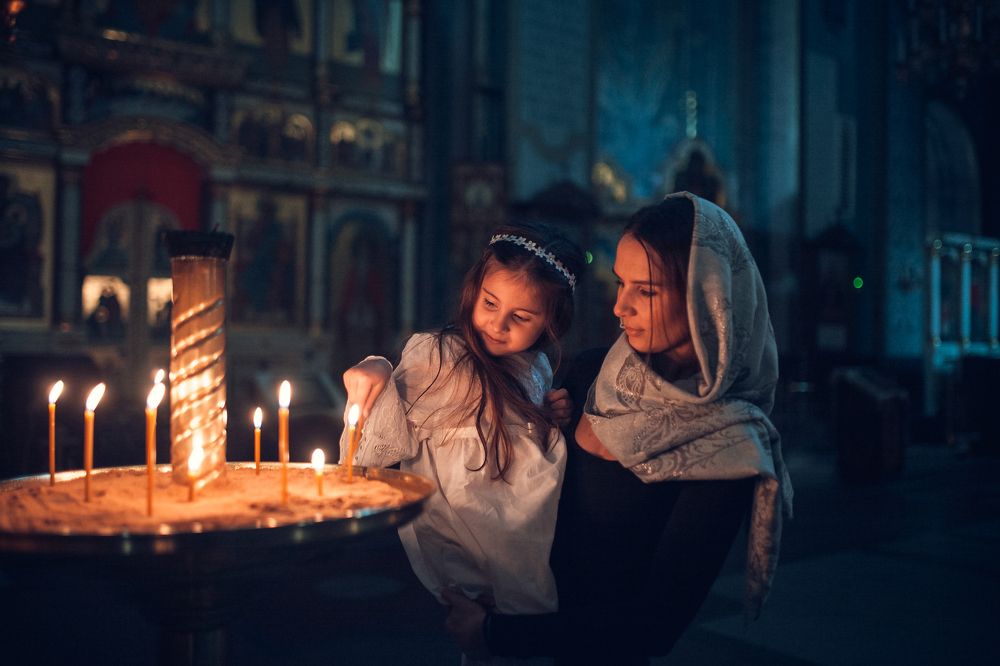 первый раз в храме