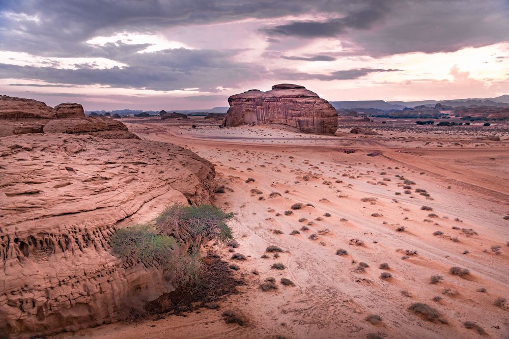 Mada'in Saleh at Dusk - 1