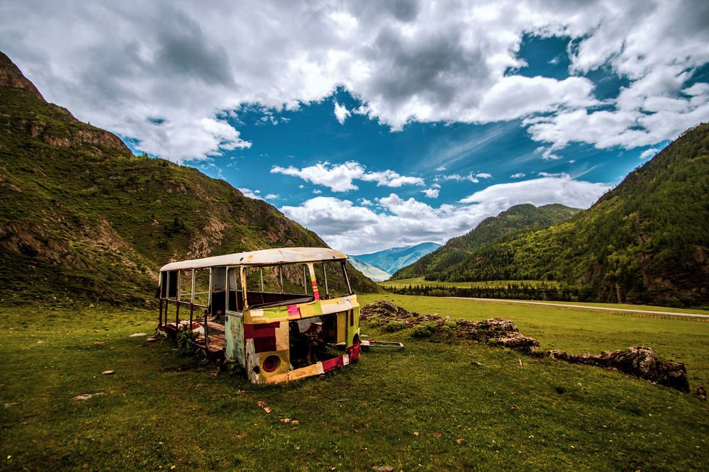 Заброшенный автобус