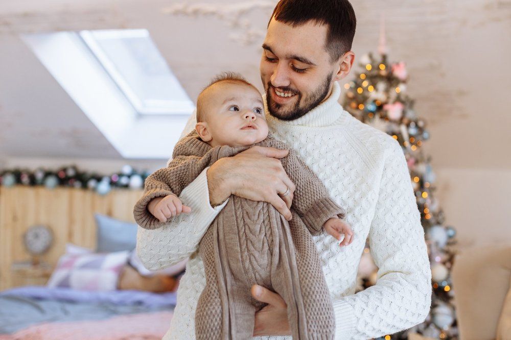 Папа с сыном