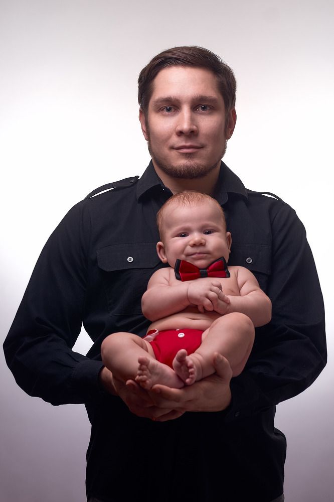 папа с сыном