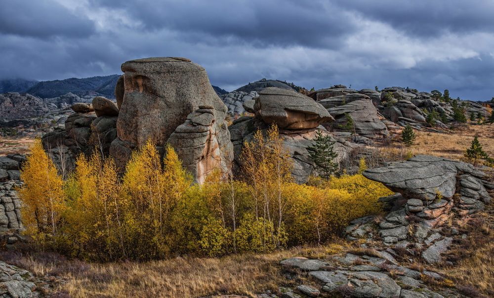 Осень  в  Баянауле