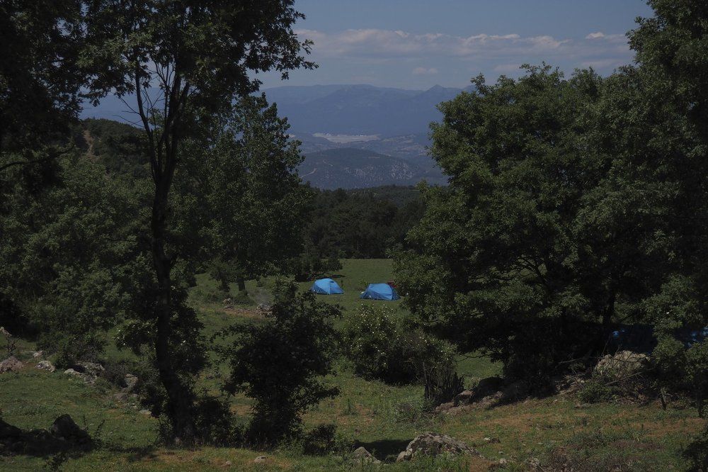 çadır manzarası