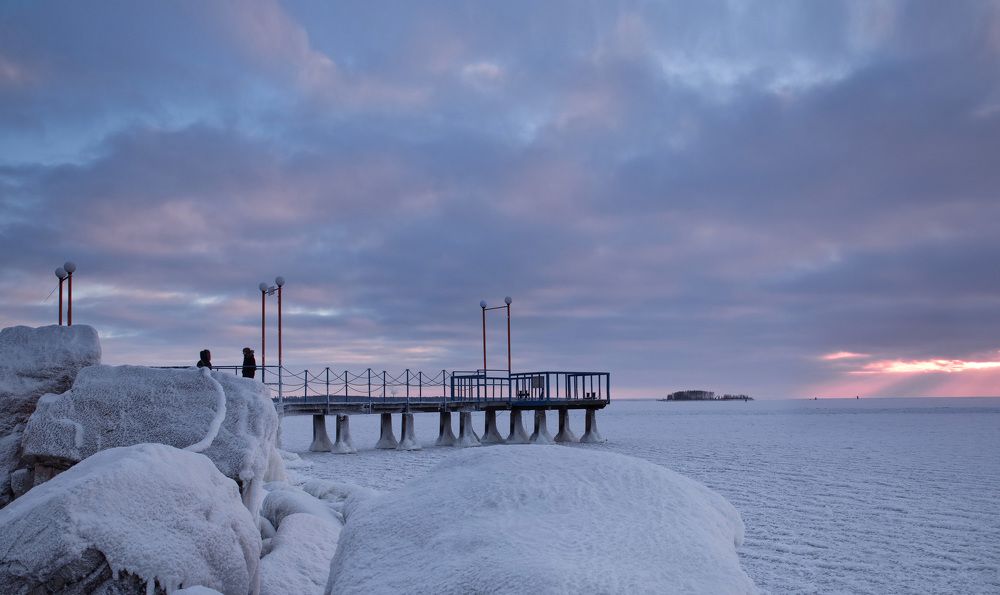 Зимнее море