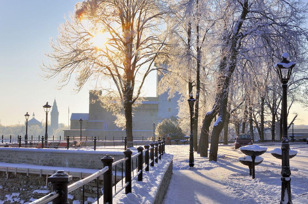 Солнечно и морозно