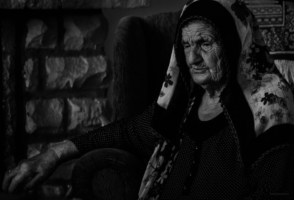 Old lady in North Cyprus