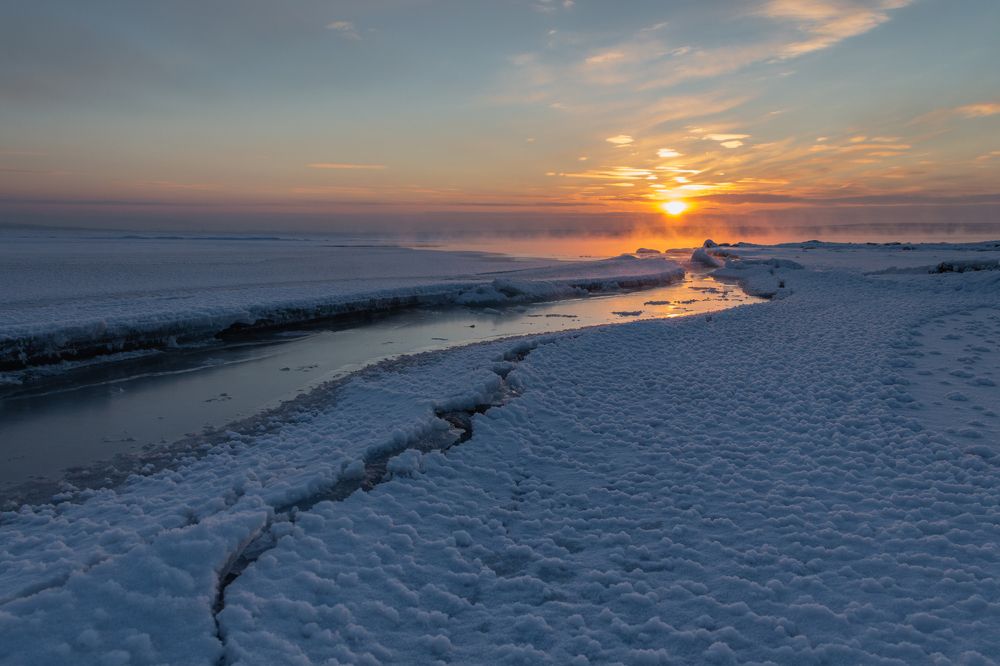 Закатное солнце