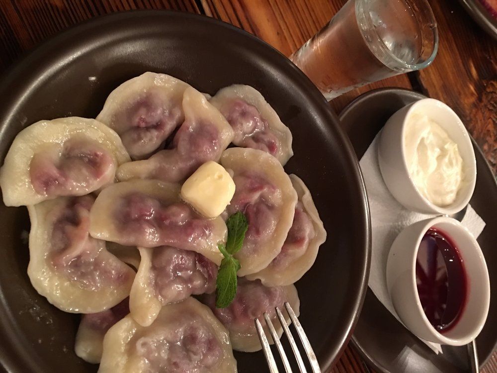 Вареники с вишней