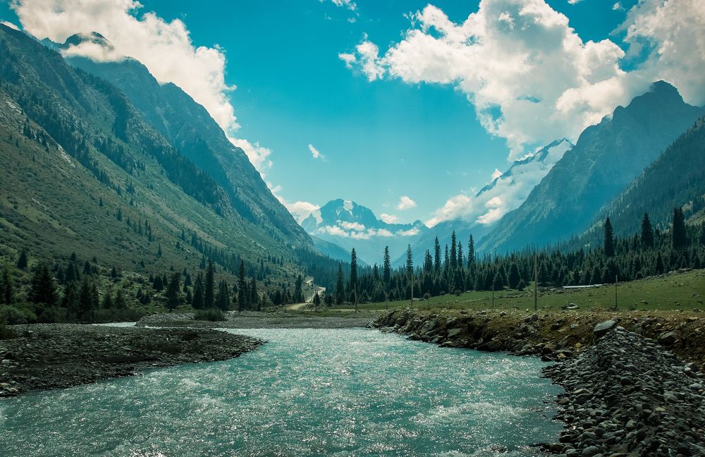 По дороге к перевалам.