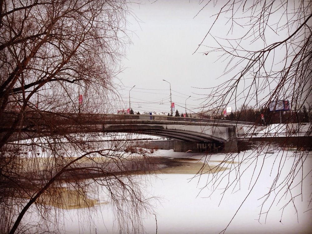 Городская зима