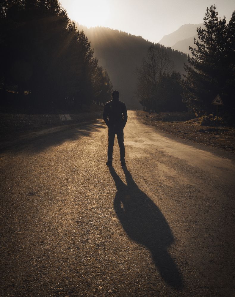 Keep your face to the sunshine and you cannot see a shadow.