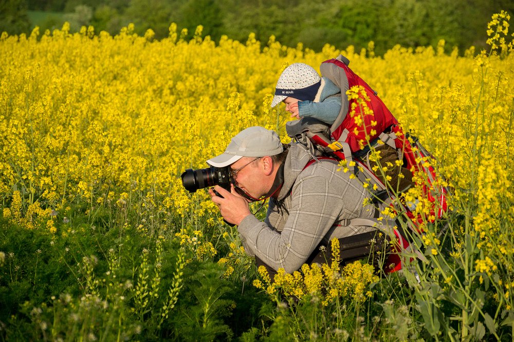 Фотопутешествие у папы за спиной