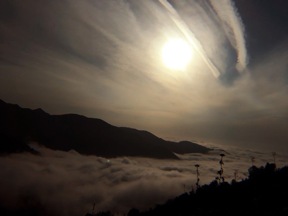 Above the sky