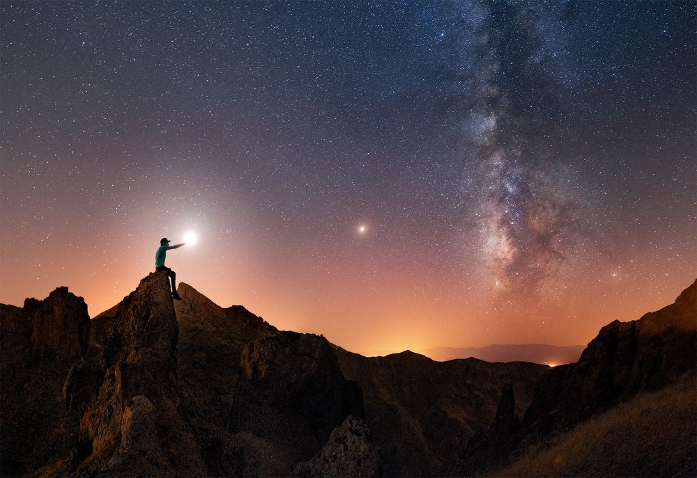 me and the milky way