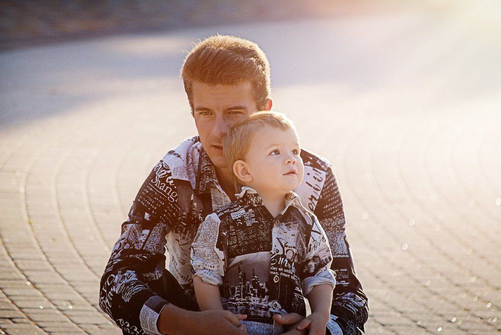 Счастье на закате.