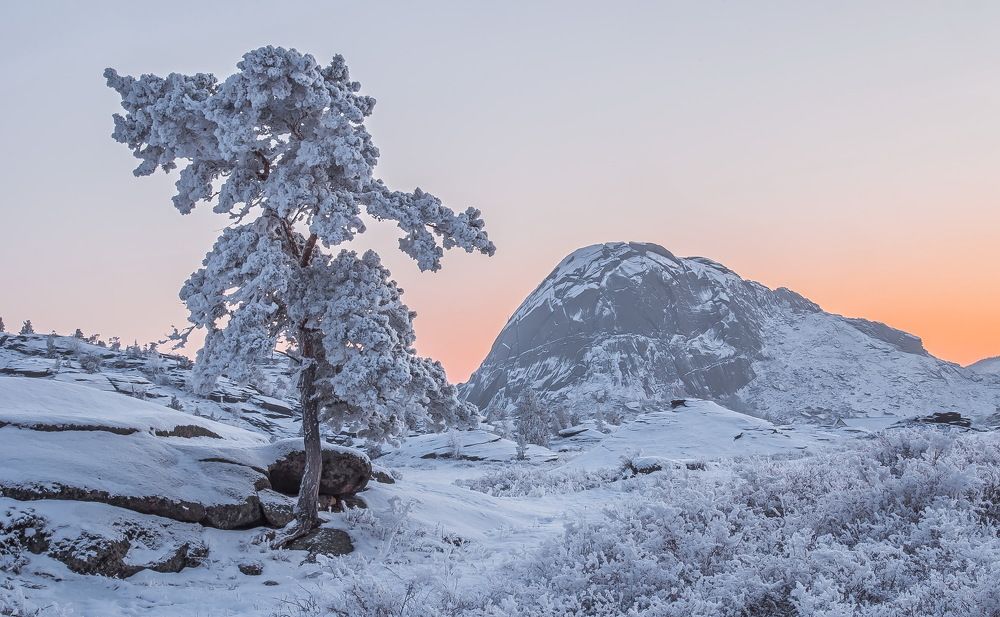 Зима  в  Баянауле