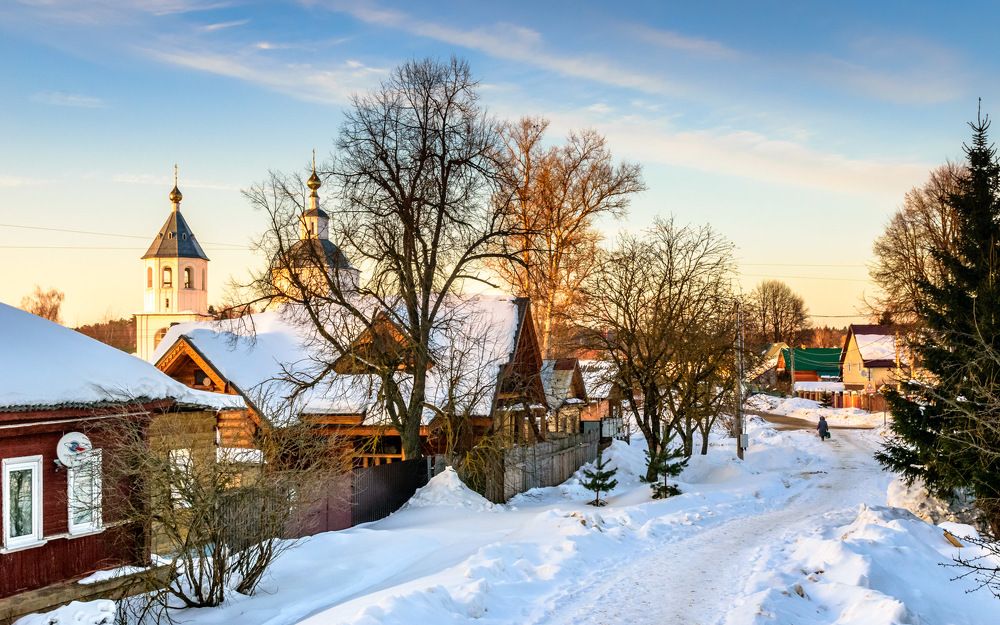 Закат в Верее