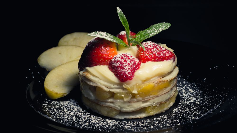 gâteau pomme crêpes