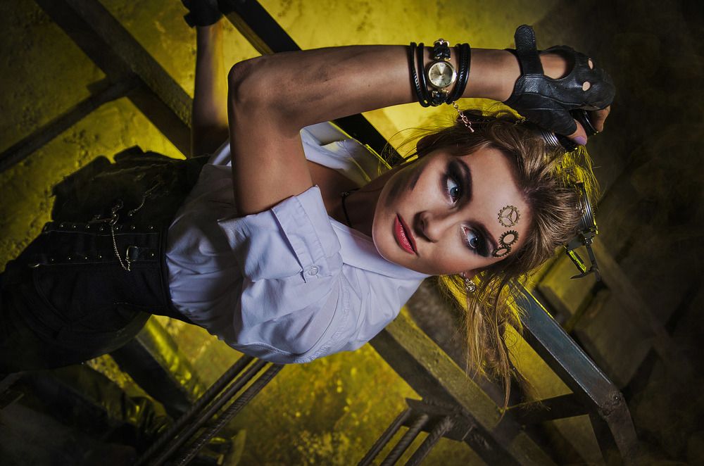 Девушка-механик (Steampunk)