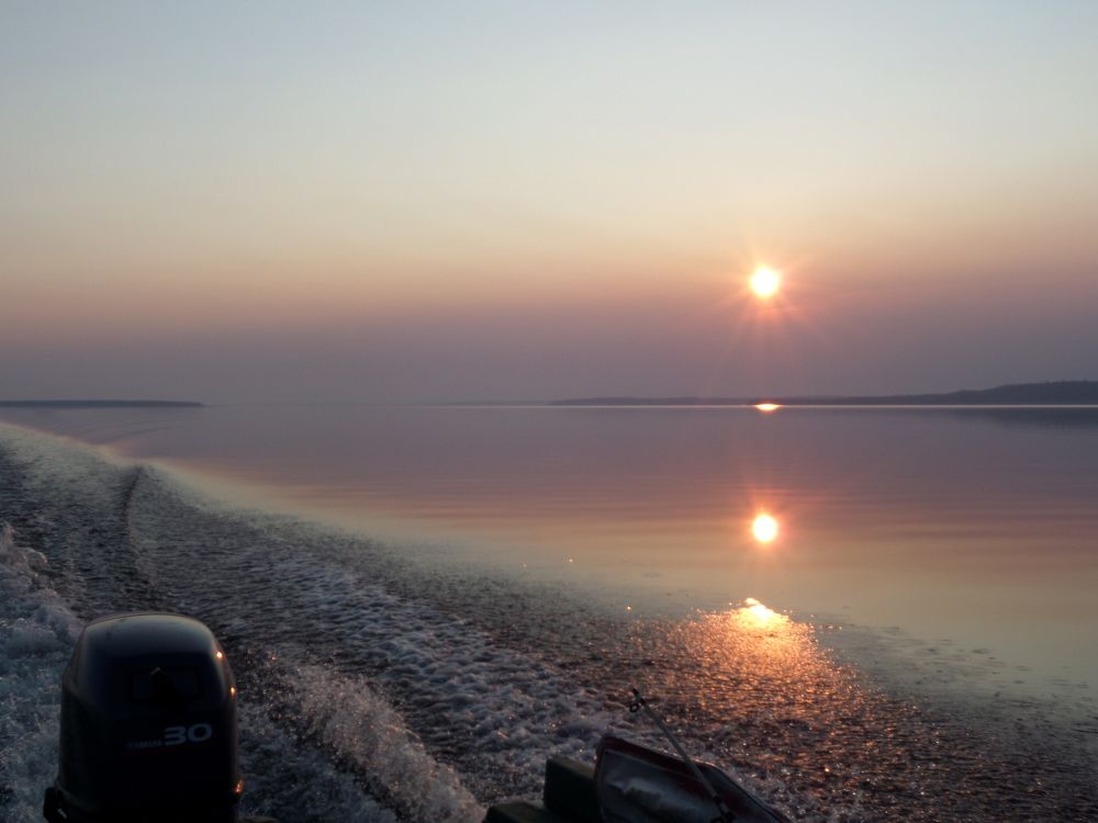 Закат на море